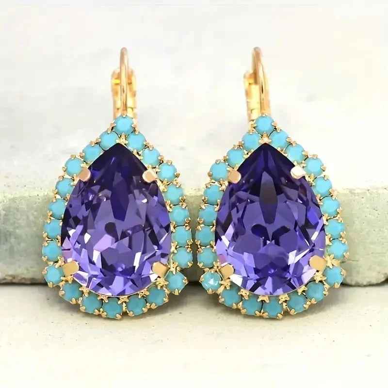 Blythe | Vintage Crystal Drop Earrings