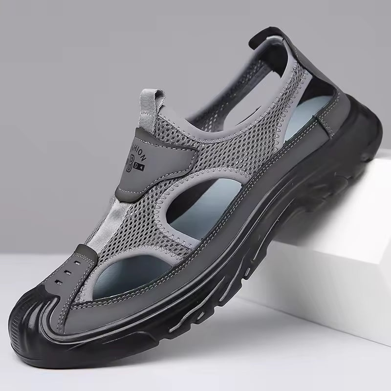 Jovan | Premium Slip-On Closed Toe Sandals