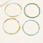 Judith | Turquoise Seed Bead Bracelet Set