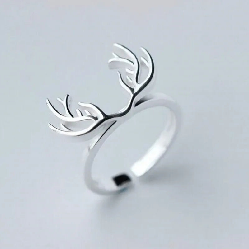 Antler Ring in Sterling Silver