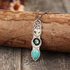 Owl Wisdom | Turquoise Necklace