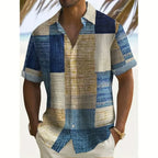 Luca | Vintage Patchwork Summer Shirt