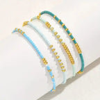Judith | Turquoise Seed Bead Bracelet Set