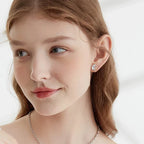 Cat Hug Earrings in Two Colours: Silver and Gold