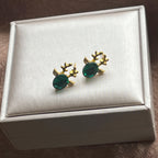 Reindeer Crystal | Stud Earrings