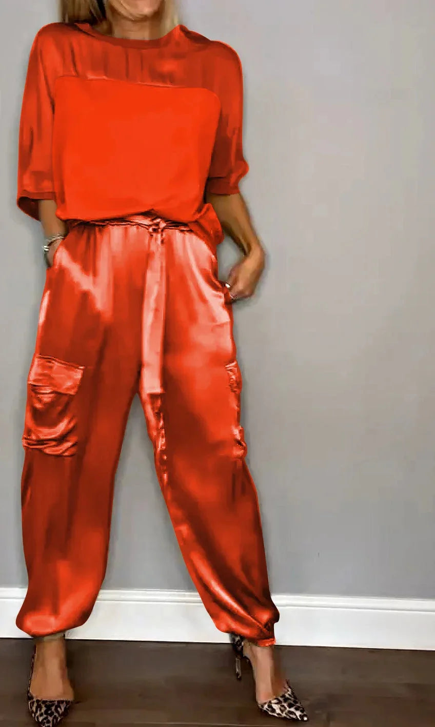 Wrenna | Luxe Stylish Flowing Two Piece Set