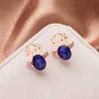 Reindeer Crystal | Stud Earrings