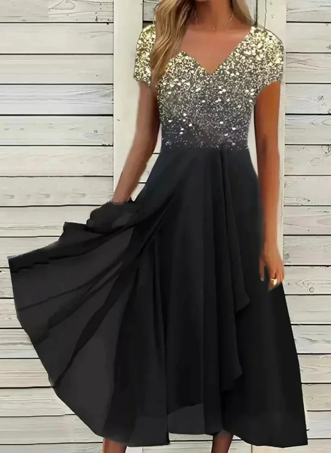 Lavinia | Floral Wedding Evening Dress
