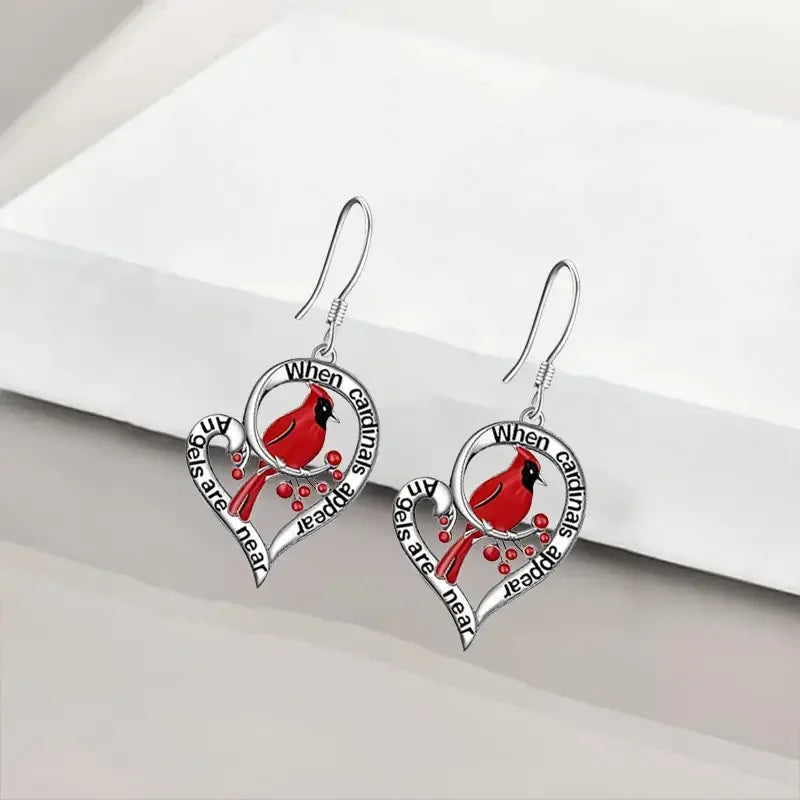 Cardinal Memorial Earrings