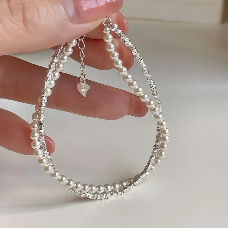 Signe | Mother of Pearl Double Bracelet