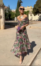 Lucasta | Elegant Off-Shoulder Dress