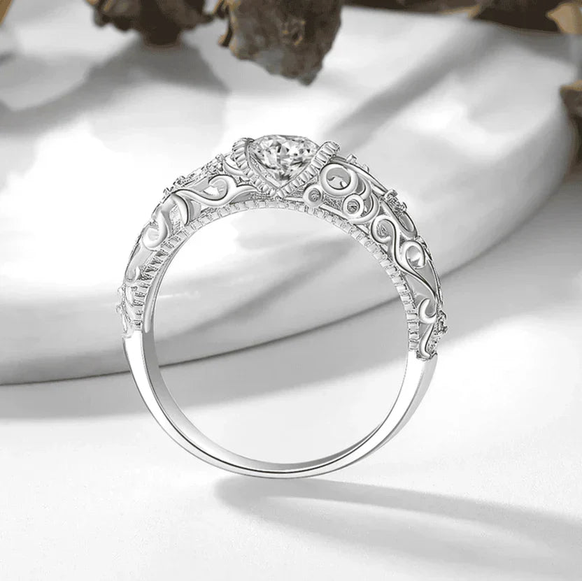 Lucienne | Elegant Silver Zirconia Ring