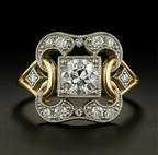 Griselda | Vintage Gold Zirconia Ring