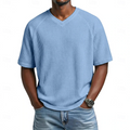 Paul | V-Neck Short Sleeve Waffle Shirt