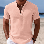Lachlan | Summer Button-Up Short Sleeve Shirt