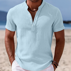 Lachlan | Summer Button-Up Short Sleeve Shirt