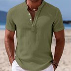 Lachlan | Summer Button-Up Short Sleeve Shirt