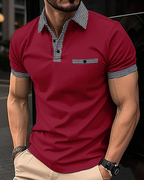 Alexander | Classic Checkered Collar Polo Shirt
