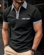 Alexander | Classic Checkered Collar Polo Shirt