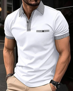 Alexander | Classic Checkered Collar Polo Shirt