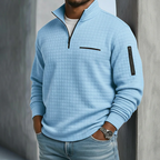 Edward | Casual Long Sleeve Waffle Sweater