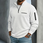 Edward | Casual Long Sleeve Waffle Sweater