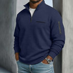 Edward | Casual Long Sleeve Waffle Sweater