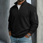 Edward | Casual Long Sleeve Waffle Sweater