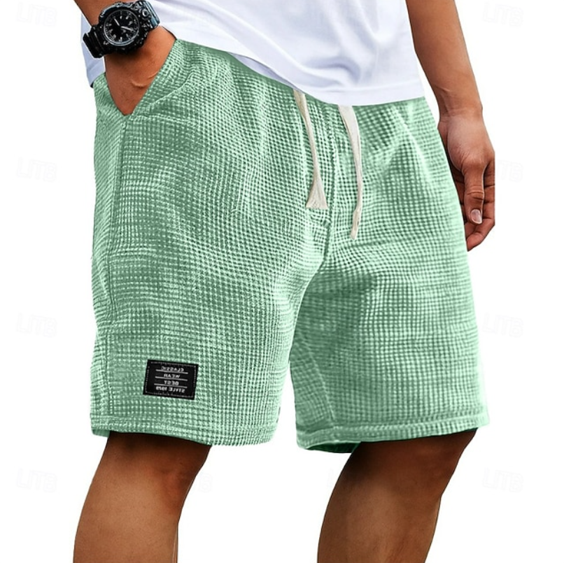 Oliver | Casual Waffle Summer Shorts