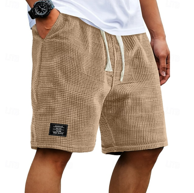 Oliver | Casual Waffle Summer Shorts