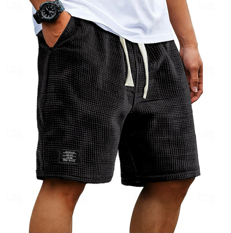 Oliver | Casual Waffle Summer Shorts