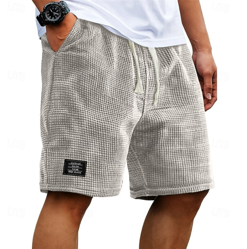 Oliver | Casual Waffle Summer Shorts