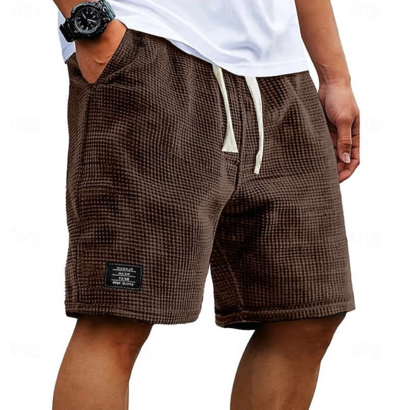 Oliver | Casual Waffle Summer Shorts