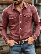 Grayson | Classic Button Up Long Sleeve Shirt