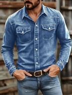 Grayson | Classic Button Up Long Sleeve Shirt