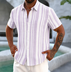 Isaac | Casual Striped Shirt Button Up Shirt