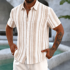 Isaac | Casual Striped Shirt Button Up Shirt