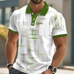 Elliot | Classic Button Up Geometric Shirt