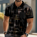 Elliot | Classic Button Up Geometric Shirt