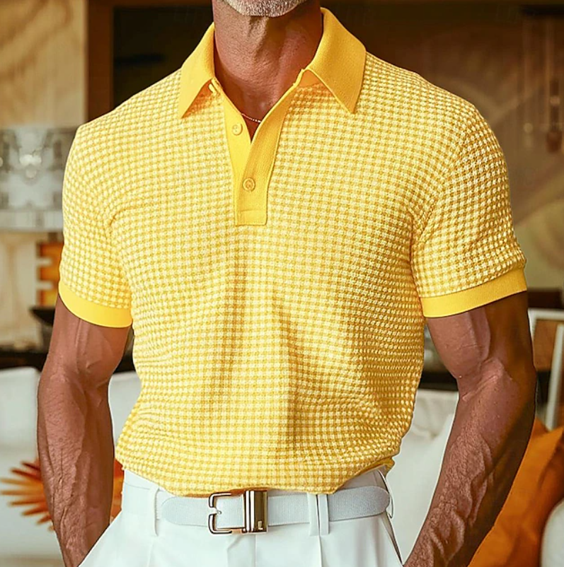 Hugo | Casual Textured Waffle Collar Shirt