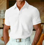 Hugo | Casual Textured Waffle Collar Shirt