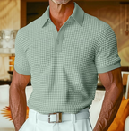 Hugo | Casual Textured Waffle Collar Shirt