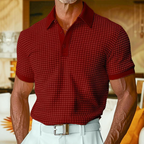 Hugo | Casual Textured Waffle Collar Shirt