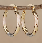 Isadora | Twisted Hoop Earrings