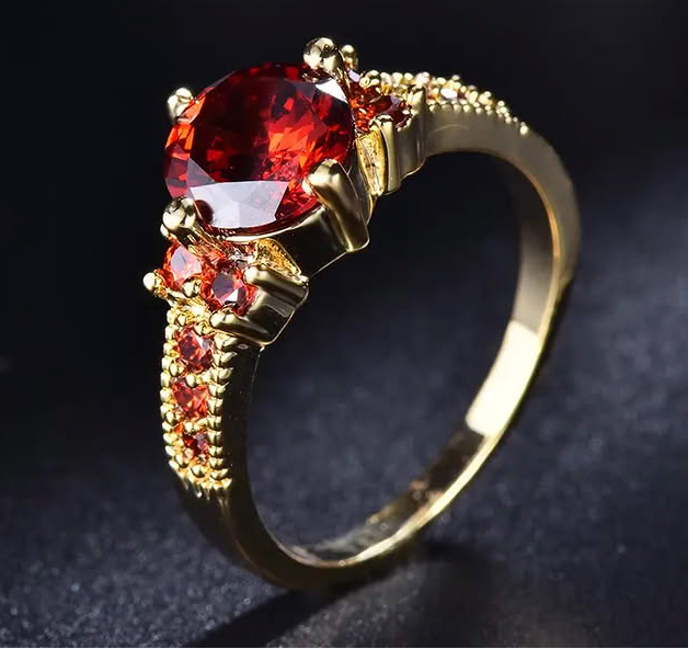 Camille | Crystal Statement Ring
