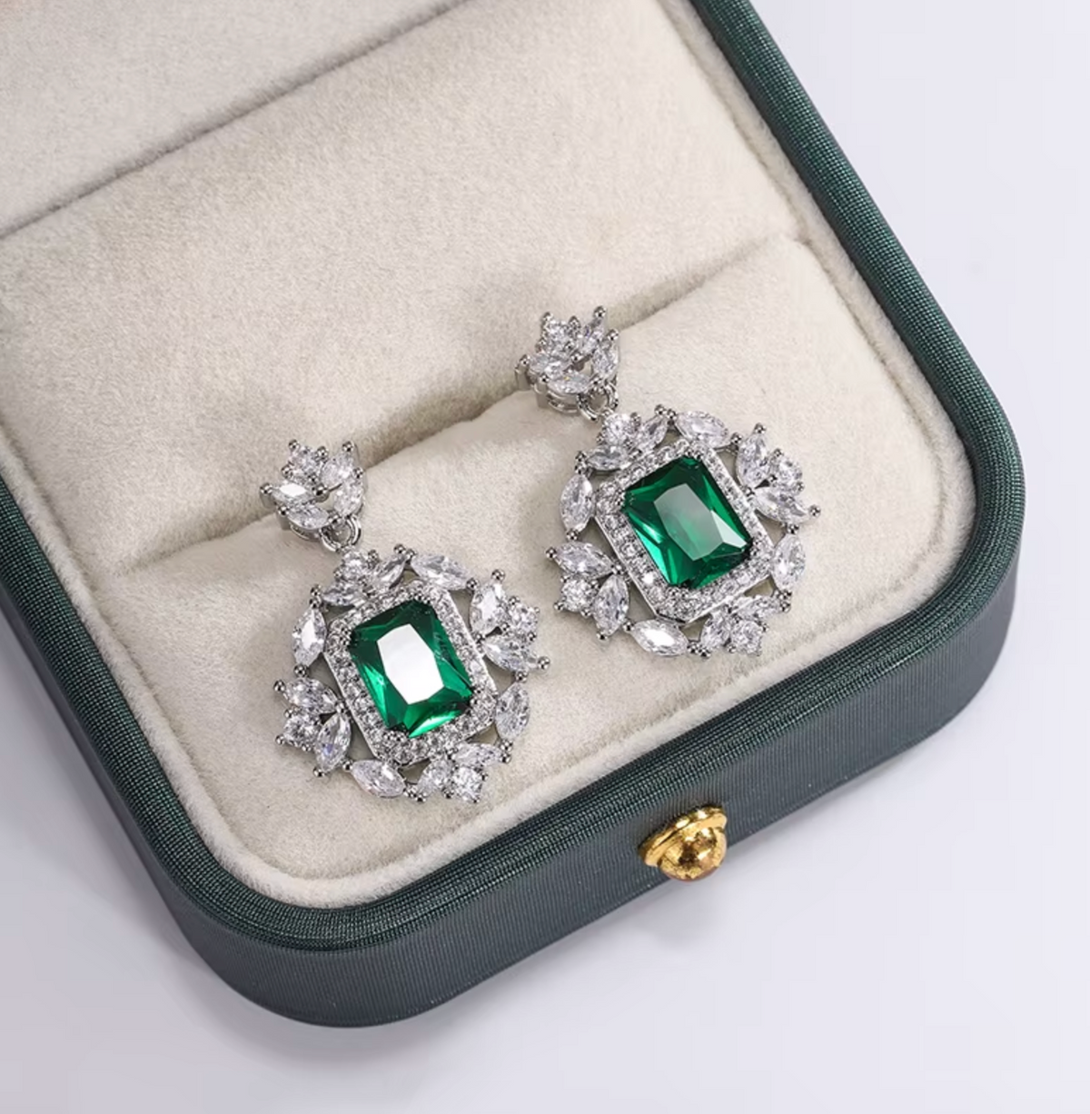 Margaux | Crystal Stud Earrings