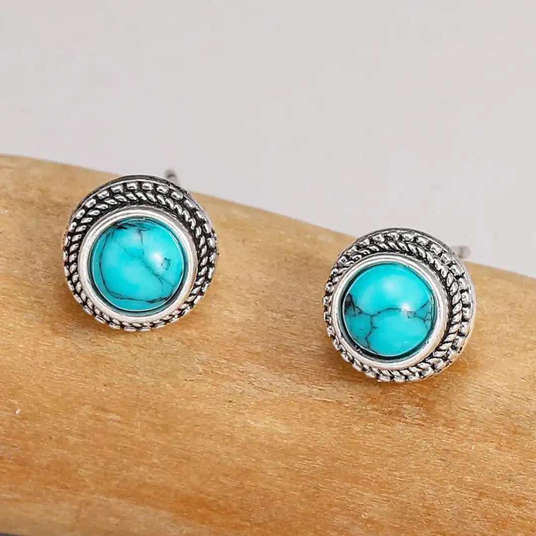 Noelle | Turquoise Stud Earrings