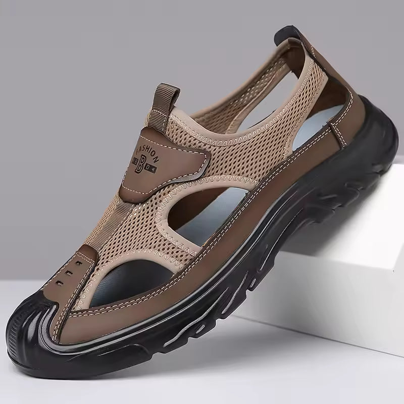 Jovan | Premium Slip-On Closed Toe Sandals