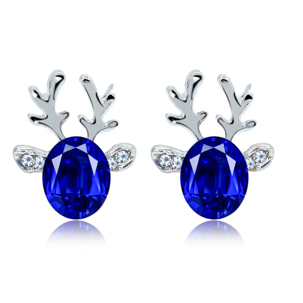 Reindeer Crystal | Stud Earrings