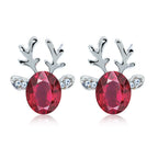 Reindeer Crystal | Stud Earrings
